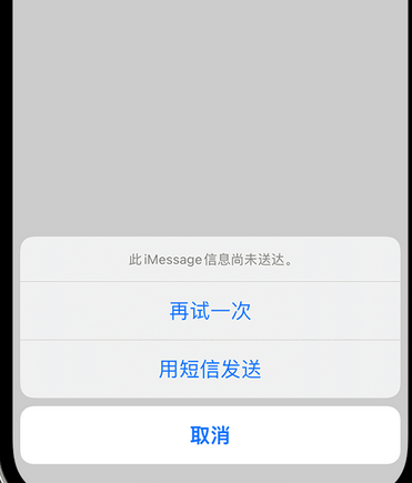 雨湖apple维修iPhone上无法正常发送iMessage信息