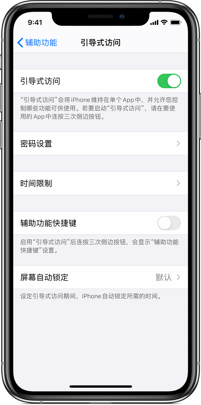 雨湖苹果手机维修分享如何在 iPhone 上退出引导式访问 