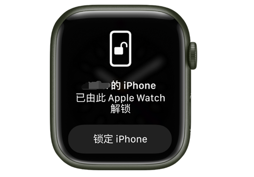 雨湖苹果手机维修分享用 AppleWatch 解锁配备面容 ID 的 iPhone方法 