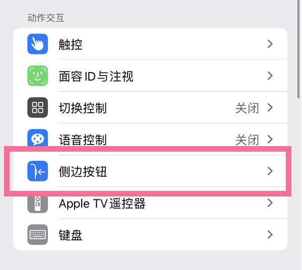 雨湖苹果14维修店分享iPhone14 Plus侧键双击下载功能关闭方法 